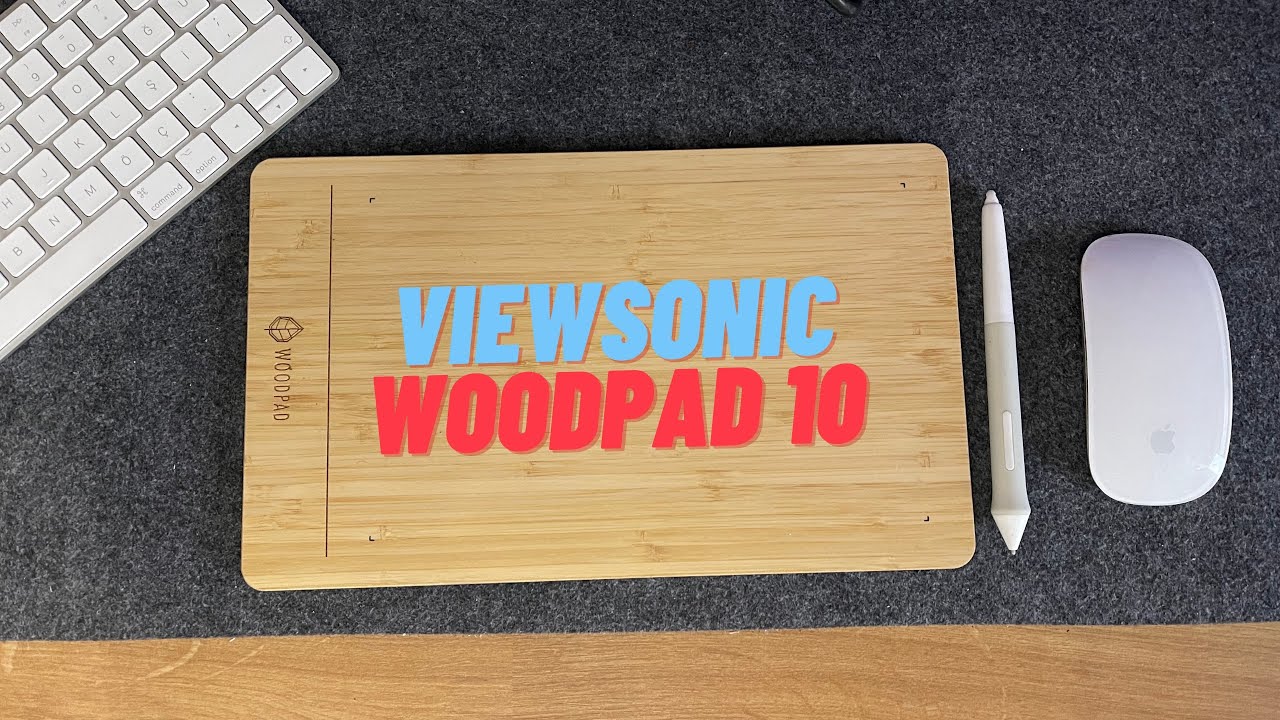 ViewSonic WoodPad 10, PF1030 Bambu Grafik Tablet