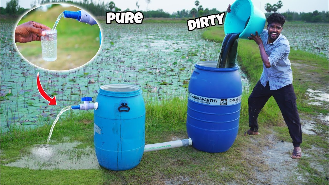 Unbelievable..! ₹2000 Water Filter | குளத்து தண்ணி to குடிநீர் 💯| Mr.Village vaathi
