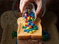 “Colorful Blocks on Bread 🧱🍞 | Oddly Satisfying ASMR!”