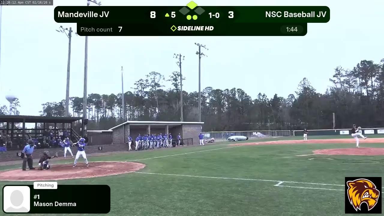 NSC Baseball JV vs. Mandeville JV (2026.02.16)