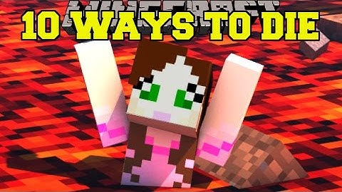 Minecraft: UNBELIEVABLE DEATHS! - 10 WAYS TO DIE 3 - Custom Map