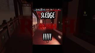 Sledge Rush 🥶#siege #sledge #r6 #viral #meme