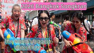 【360° VR】Silom Road 2026 Songkran: Inside the World's Biggest Water War