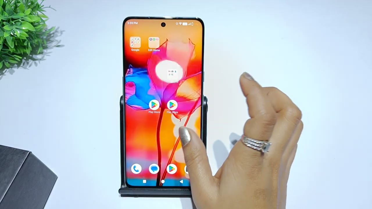 How to manage apps in folder in lava bold N1 pro,5g | lava bold N1 pro folder delete kaise kare