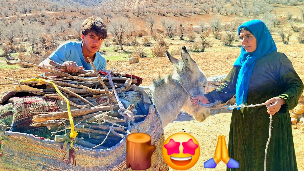 Amin and Mother: Collecting Firewood from the Heart of the Zagros Mountains