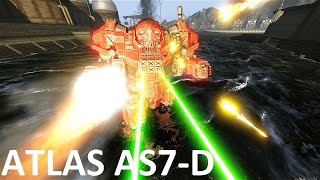 Atlas AS7-D. Build tutorial for July FREE battlemech. Mechwarrior Online (MWO).