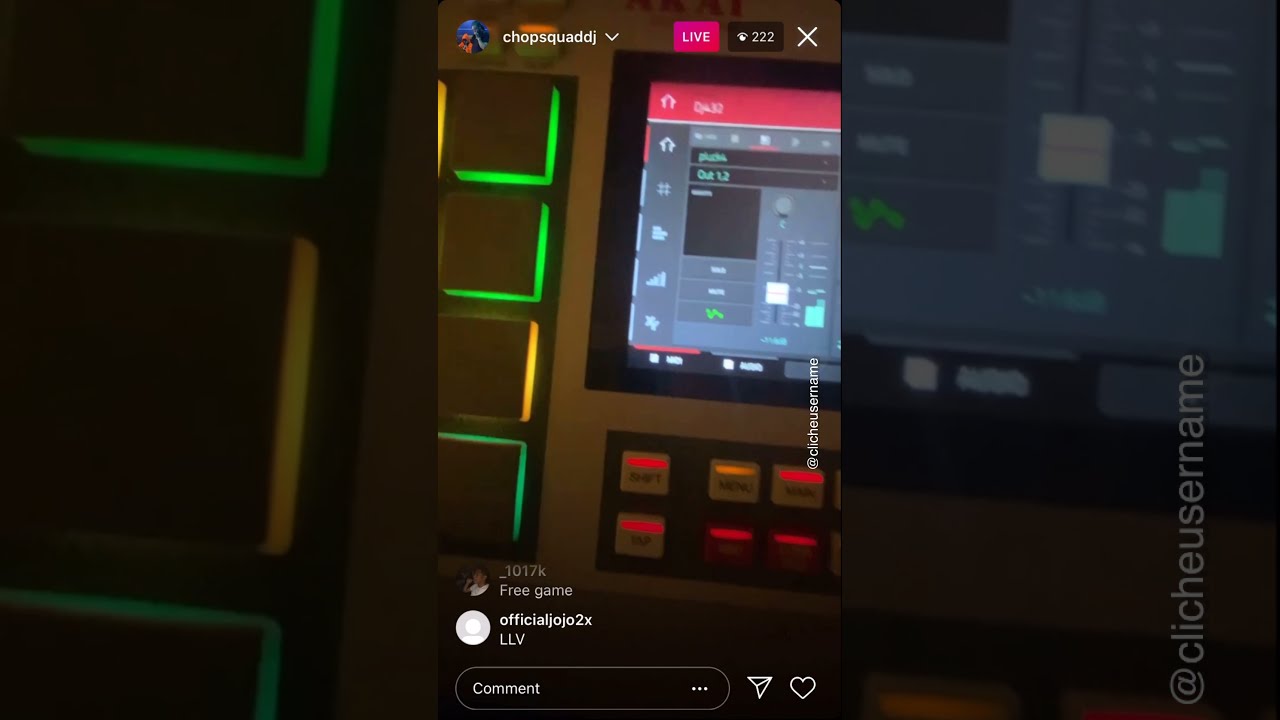 Chopsquad DJ Cooks Up On An MPC, Talks Beat Prices & the Music Industry on IG Live (Nov 23, 2021)