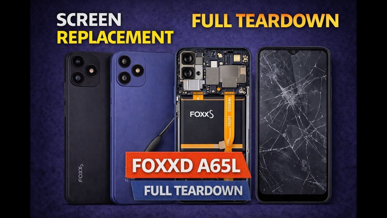 FoxxD A65L Teardown & Screen Replacement | Step-by-Step Repair Guide