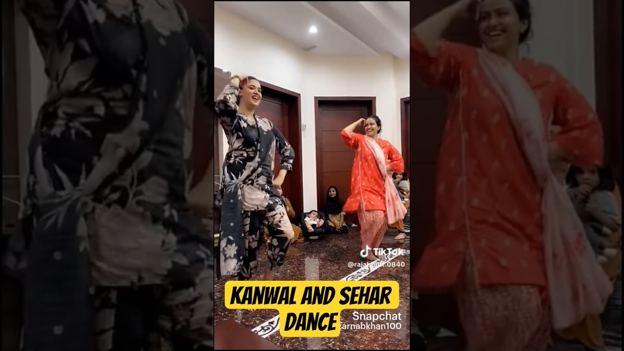 kanwal Aftab and sehar hayat dance
