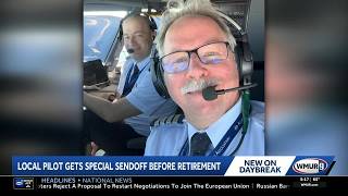 Local pilot gets special sendoff before retirement