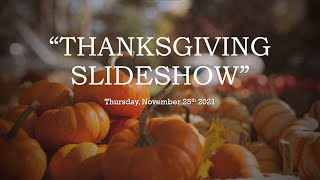 Thanksgiving Slideshow