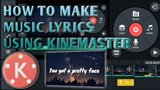 ✔ How to make a Music Lyrics in KineMaster screenshot 3