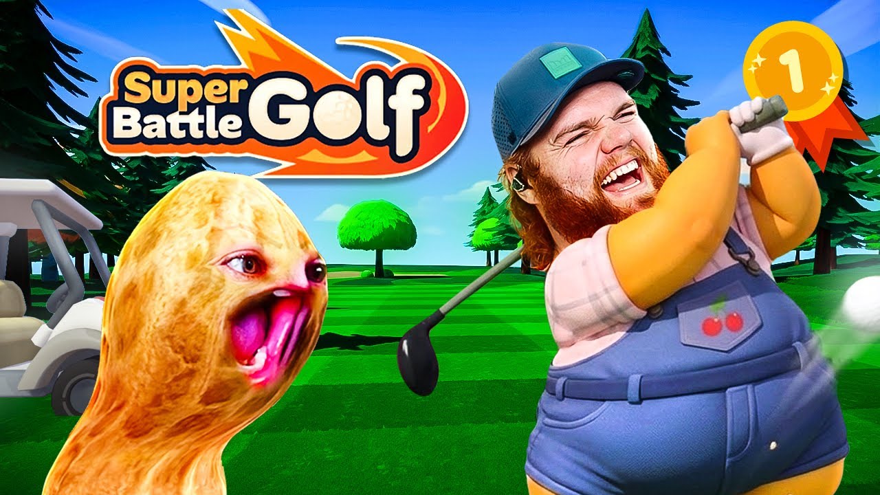 Hutch makes Burnt Peanut RAGE in Super Battle Golf!