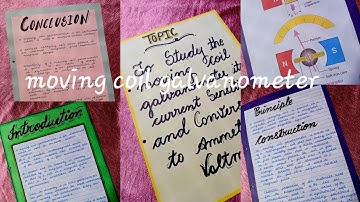 PHYSICS PROJECT FILE ||CLASS 12 || MOVING COIL GALVANOMETER ||GAURI RAJPUT 🎨