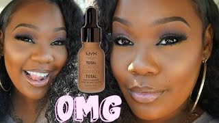 NEW NYX TOTAL FOUNDATION ON BROWN SKIN GIRLS screenshot 3