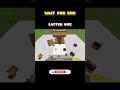 MINECRAFT LATTER BOX #viralvideo #shortvideo