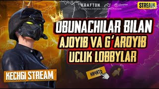 Qiziqarli Lobbilar qilamiz😉LIVE STREAM🔥 Pubg Mobile #pubgmobile #tdm