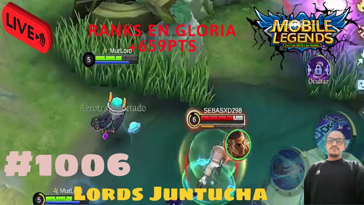 Lords Juntucha | Mobile Legends: Bang Bang | Ranks en Gloria +659pts | 