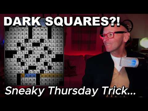 Wait… Why Are These Squares DARK? 🐎 | NYT Thursday Crossword
