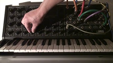 Korg MS-20 dazzling loop with ESP+EG1 self-trigging #korgms20