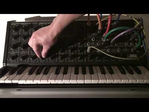 Korg MS-20 dazzling loop with ESP+EG1 self-trigging #korgms20