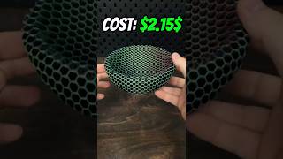 3D Printed Hexagonal Pattern Bowl