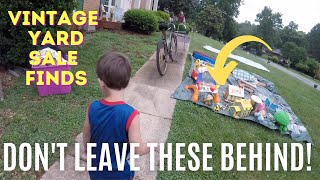 Yard Sales - Early Bird Gets the Worm!
