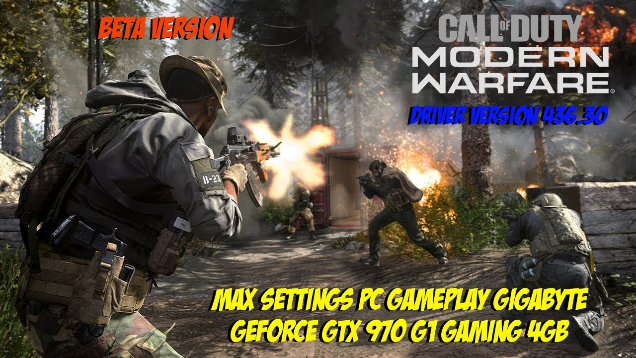 Call of Duty Modern Warfare 2019 Multiplayer Max settings PC Gameplay GTX 970