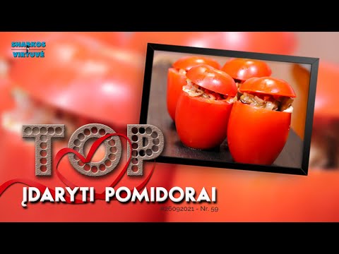 Video: Kaip Virti Salierus Ir Ananasus, įdaryti Pomidorai