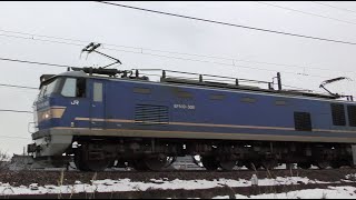 EF510-508牽引高速貨物3093ﾚ　福岡→吹田→新潟【4K】