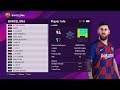 eFootball PES 2020 - Barcelona Player Ratings - YouTube