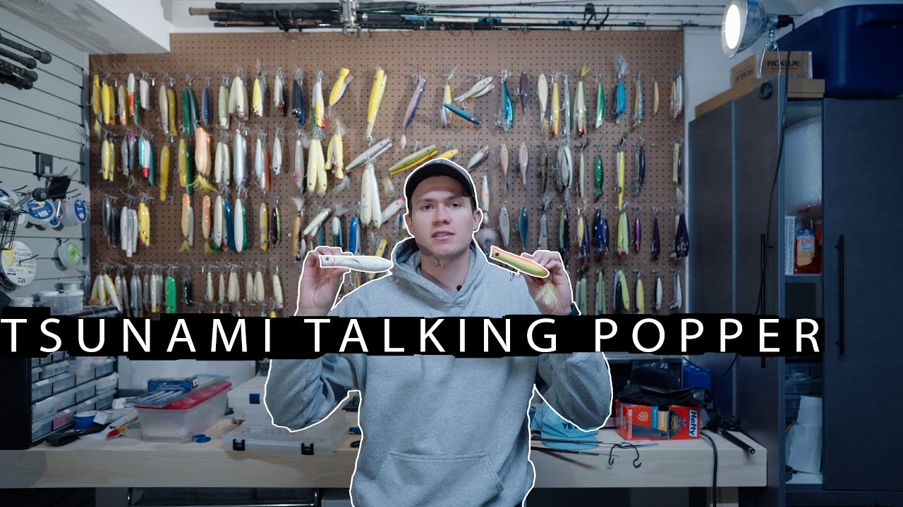 Tsunami Talking Popper #fishing #fish #stripedbass #surfcasting #bassfishing #bass #bassfish