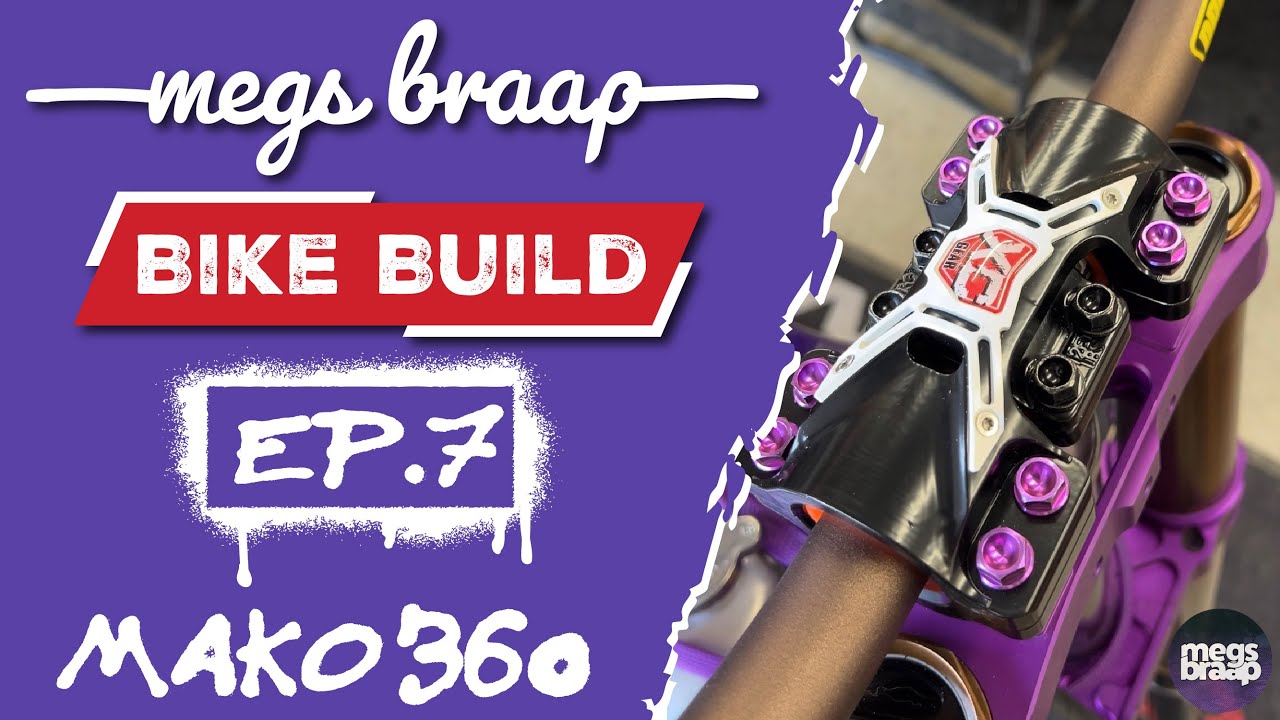 The Ultimate Hard Enduro Bike Build EPS 7 - Anti Vibration Handlebar Mounts