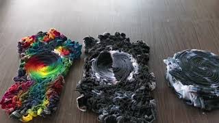 Tie dye reveal