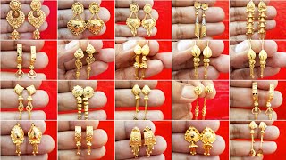 Trending 22carat Gold Earrings Design With Weight And Price #gold earrings designs with price 