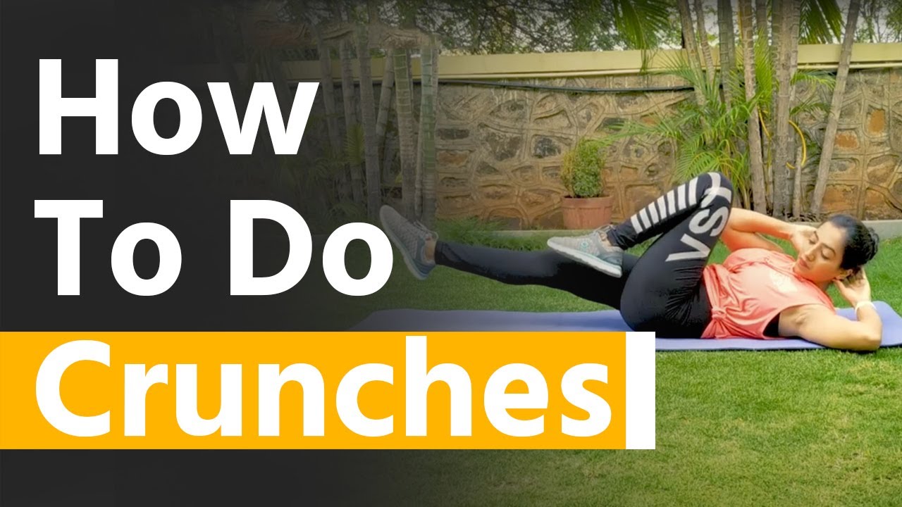 How to Do Crunches by Sayali Mali English Hindi YouTube