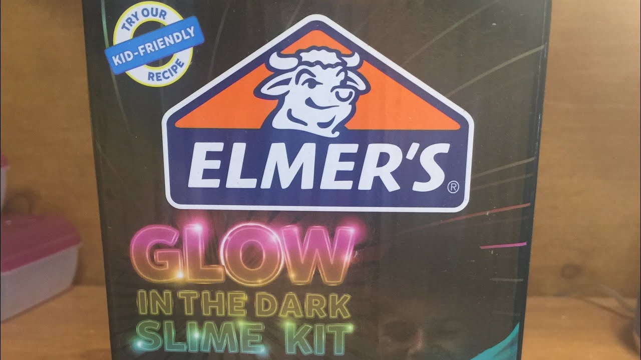 ELMER’S GLOW IN THE DARK SLIME KIT - YouTube