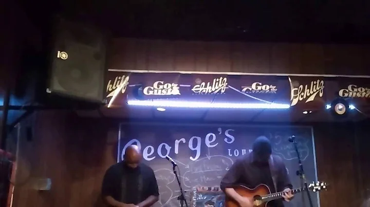 Marty Christian at George's lounge with Larnie Zel...