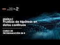Pruebas de hipótesis de datos continuos - Curso de Programación en R