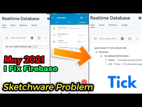 Sketchware Firebase Realtime Problem Fix I fix Firebase Sketchware Problem ? 2021 Best Trick + Tips