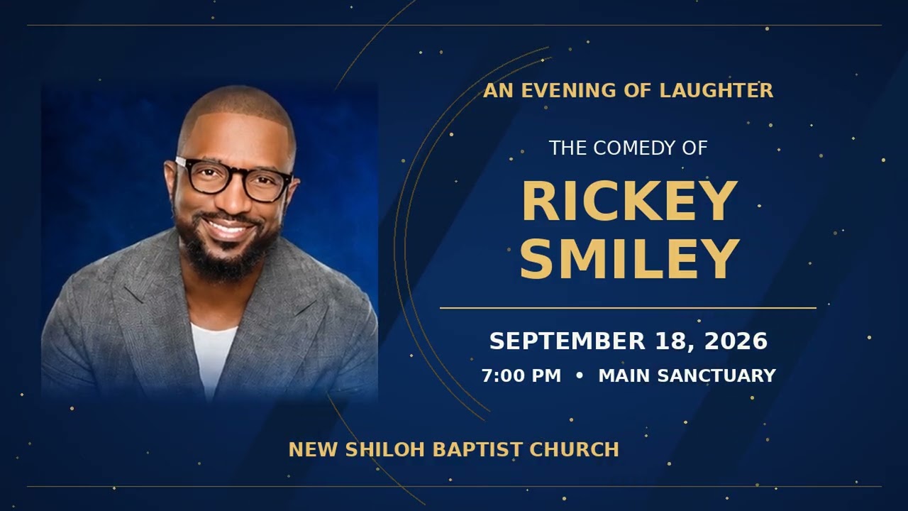 Rickey Smiley LIVE at New Shiloh | Celebrating Dr. Harold A. Carter Jr.’s 30th Pastoral Anniversary