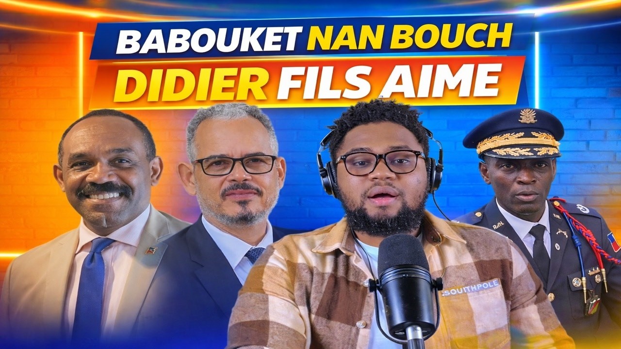 BABOUKET, PM DIDIER REFIZE PALE, DG PARAISON LAGEL SAN FILTER, STANLEY LUCAS MET JIJ LEBRUN TOUTOUNI