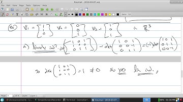 Basis and Dimension - Section 3.4