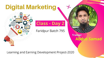 Faridpur Digital Marketing | Batch - 795 | Class -  Day 2
