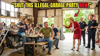 HOA Karen Called 911 to Shut Down My Garage Party – Instant Regret When the Police Chief Walked Ou