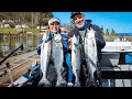 SALMON FISHING PNW BLACK MOUTH with ESPN THE OUTDOOR LINE  | BAD ASH OUTDOORS