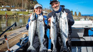 SALMON FISHING PNW BLACK MOUTH with ESPN THE OUTDOOR LINE  | BAD ASH OUTDOORS