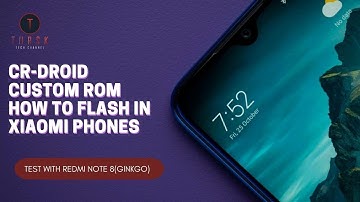 crDroid Custom rom how to flash in Xiaomi Phones (Test with Redmi Note 8(Ginkgo))