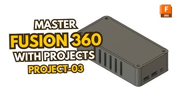 Master Fusion 360 with Projects | Project 03 | How to make enclosure for PCBs | Ampnics
