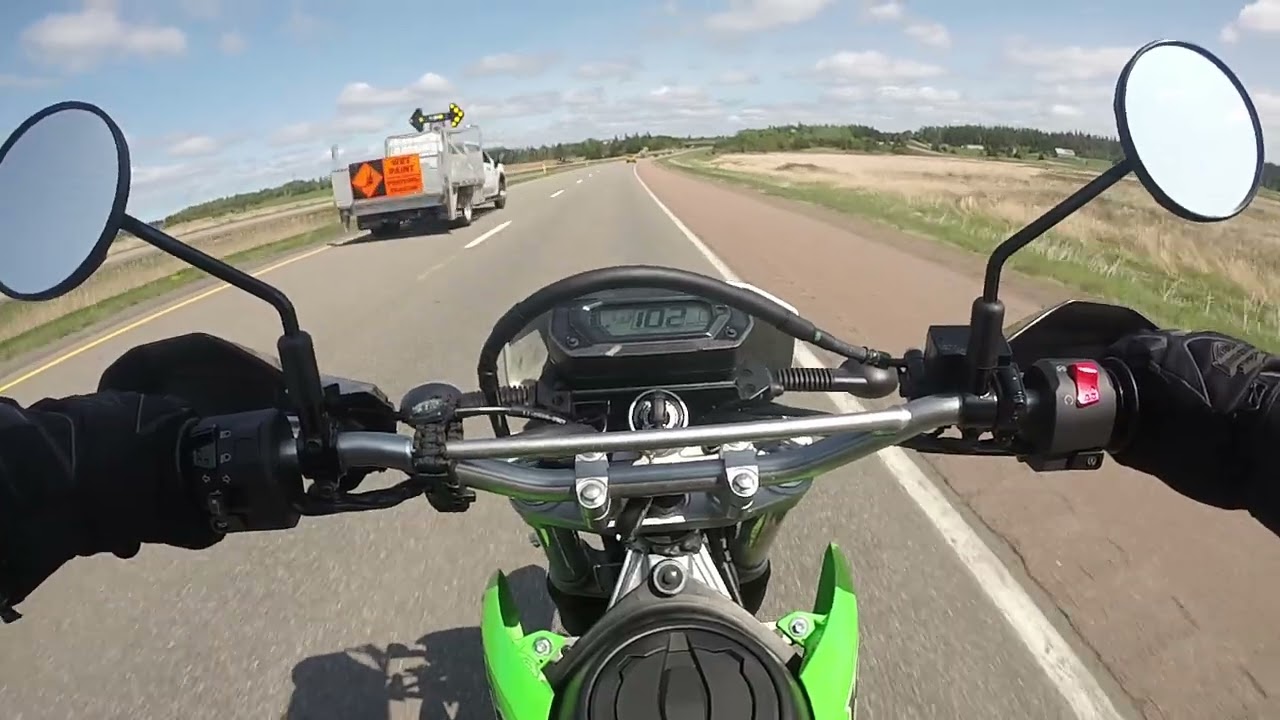 2023 Kawasaki KLX230 highway ride